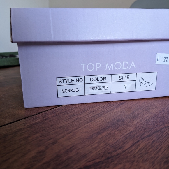 Top Moda black  high heels - Picture 4 of 12